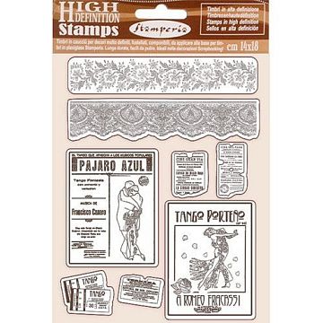 Резиновый штамп "Desire. Borders and frames", 5,8х7,5 см (Stamperia)