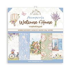 Набор бумаги 30х30 см "Welcome Home", 10 листов (Stamperia)