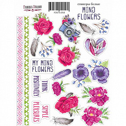Наклейки 16х21,5 см "Mind Flowers" (Фабрика Декору)
