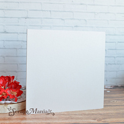 Заготовка для открытки 15х15 см из дизайнерской бумаги Shyne Pearly White