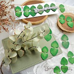 Нож "Эвкалипт. Листья", 1,4х2,8 см (ScrapMania)