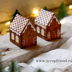 Нож "Пряничный домик", 3х4,5 см (Scrapfriend)