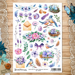 Скрап-карта А4 "Наше гнездышко. Картинки" (ScrapMania)