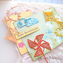Нож "Детское счастье. Воздушный змей", 4,4х8,8 см (ScrapMania)