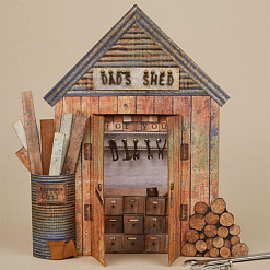Набор бумаги 15х15 см "Mr. Smith's Workshop. Мастерская мистера Смита", 36 листов (DoCrafts)