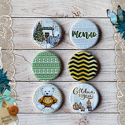 Набор фишек "Сканди Новый Год. Тепло" (ScrapMania)