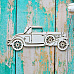 Украшение из чипборда "Автомобиль" (ScrapКрым)
