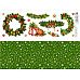 Лист с картинками 10х30 см "Новогодние венки" (ScrapMania)