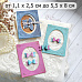 Нож "Рамка с бантом", 5,5х8 см (ScrapMania)