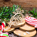 Чипборд "Зимний узор", 9,5х3,9 см (WoodHome)
