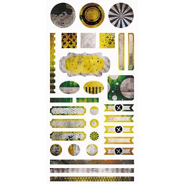 Наклейки 15х30 см "Paint Chips" (7 Dots)