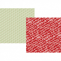 Бумага "Very merry. Happy holidays" (Simple Stories)