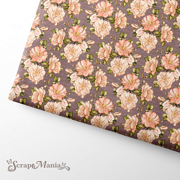 Отрез ткани 75х50 см "Девичья тайна. Цветы" (ScrapMania)