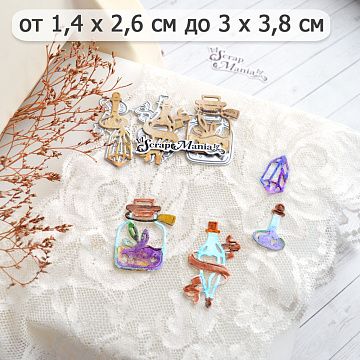 Нож "Волшебник. Зельеварение", 3х3,8 см (ScrapMania)