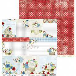 Набор бумаги 30х30 см "Home… Sweet home", 6 листов (CraftO'clock)