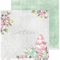 Набор бумаги 30х30 см "Felici'tea", 6 листов (CraftO'clock)