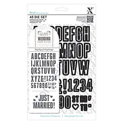 Нож "Wedding alphabet & numbers. Свадебный алфавит и цифры", 2,5х3,3 см (DoCrafts)