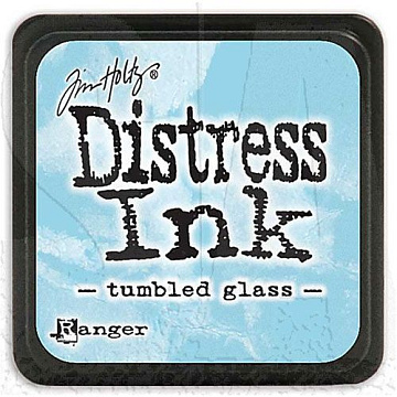 Штемпельная подушечка мини Distress Ink "Tumbled Glass" (Ranger)