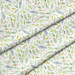 Отрез ткани 79х50 см "Луговые травы" (Cotton)