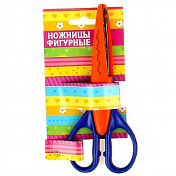 Ножницы фигурные "Крокодил", длина 15,5 см