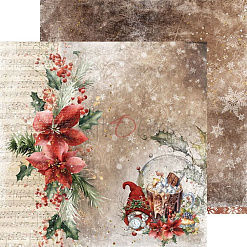 Набор бумаги 30х30 см "Christmas treasure", 6 листов (CraftO'clock)