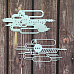 Нож "Абстракция 4", 11,2х5 см (Scrapman)