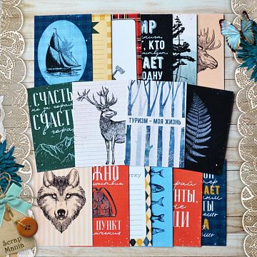 Набор карточек "Дневник туриста", 16 шт (ScrapMania)