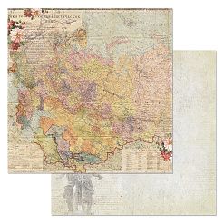 Набор бумаги 30,5х30,5 см "СССР", 12 листов (ScrapMania)