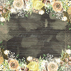 Набор бумаги 15х15 см "Rustic wedding", 48 листов (Crafters company)