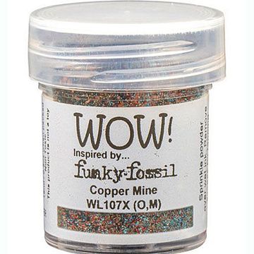 Пудра для эмбоссинга непрозрачная "Copper Mine. Медный рудник" (WOW)