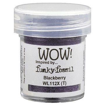 Пудра для эмбоссинга полупрозрачная "Blackberry. Ежевика" (WOW)