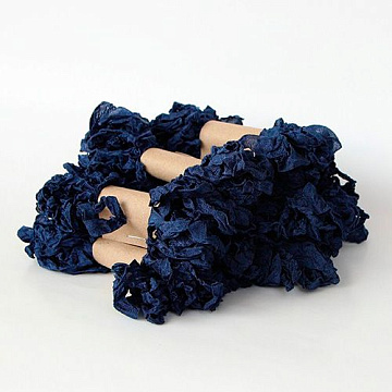 Шебби лента "Синие глубины", ширина 1,5 см, длина 5 м (Craft)