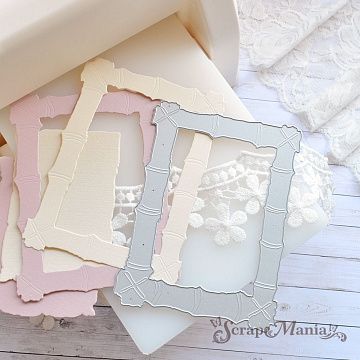 Нож "Бамбуковая рамка" 11х14,8 см (ScrapMania)