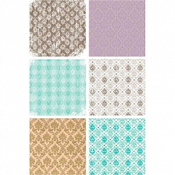 Набор бумаги 15х15 см "Old World Damask", 30 листов (Multicraft)