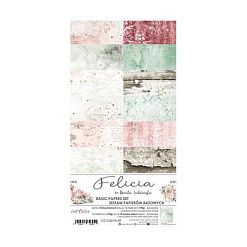 Набор бумаги 30х15 см "Felicia. Basic", 18 листов (CraftO'clock)