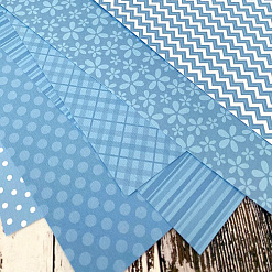 Набор текстурированного кардстока 30х30 см "Light blue", 6 листов (Core'dinations)