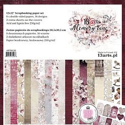 Набор 30х30 см "Memory lane", 9 листов (13Arts)