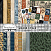 Набор бумаги 30,5х30,5 см "Дневник туриста", 12 листов (ScrapMania)