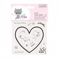 Набор штампов "Little Meow. Вы прекрасны" (DoCrafts)