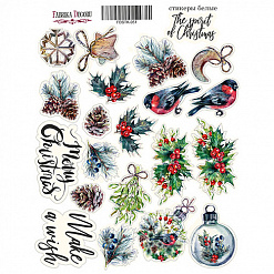 Наклейки 16х21,5 см "The spirit of Christmas" (Фабрика Декору)