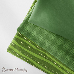 Отрез ткани 75х50 см "Эра динозавров. Фоновый. Зеленый" (ScrapMania)