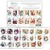 Набор бумаги 15х20 см "Floral Book 9. Bouquets", 24 листа (Mintay)