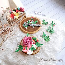 Нож "Соловьиные сказки. Листики волшебные", 1,8х2,7 см (ScrapMania)
