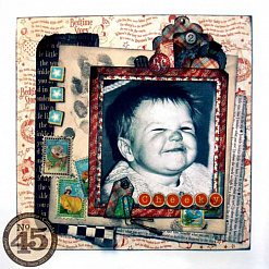 Набор бумаги 15х15 см "Mother goose. Patterns & Solids", 36 листов (Graphic 45)