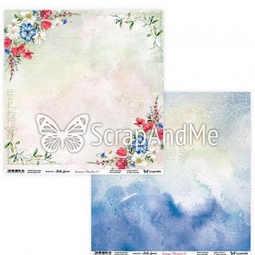 Бумага 30х30 "Summer meadow 01/02" (ScrapAndMe)