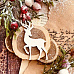 Чипборд "Благородный олень", 3,9х5,4 см (WoodHome)