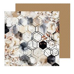 Набор бумаги 20х20 см "Осенняя акварель", 8 листов (ScrapbookDesigns)