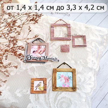 Нож "Рамочка. Картина", 3,3х4,2 см (ScrapMania)