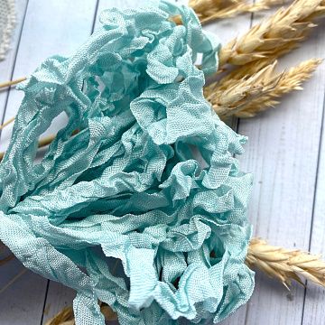 Шебби лента "Светло-зеленая", ширина 1,5 см, длина 5 м (Craft)