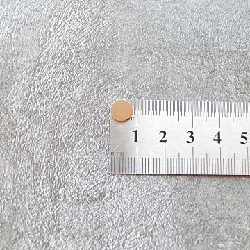 Набор магнитов "Круглые", диаметр 8 мм, толщина 1 мм, 20 штук (Китай)